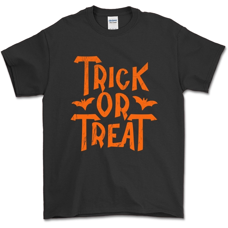 Trick or Treat T Shirt In Black