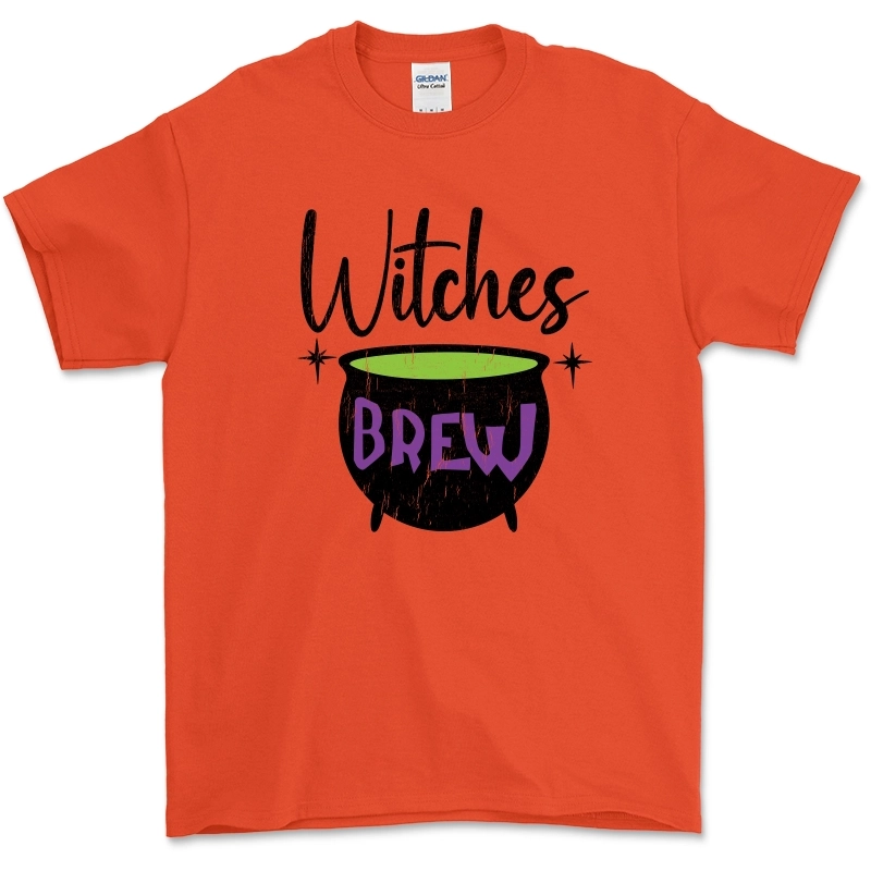 Witches Brew T-Shirt in Orange