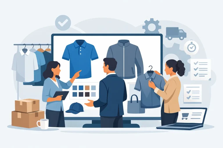 Corporate Apparel Ordering Guide for Teams
