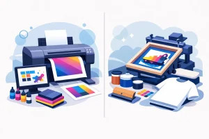 Digital Printing vs Screen Printing