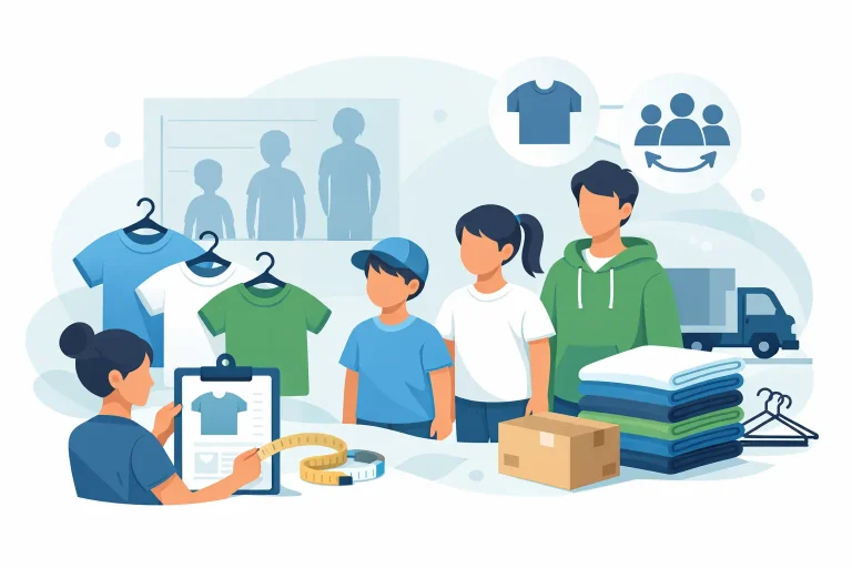 Youth Apparel Sizing Guide for Group Orders